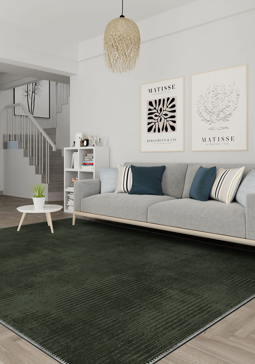 Oliver Forest Green Rug