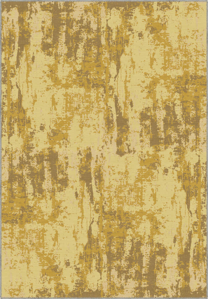 Eli Abstract Yellow Rug