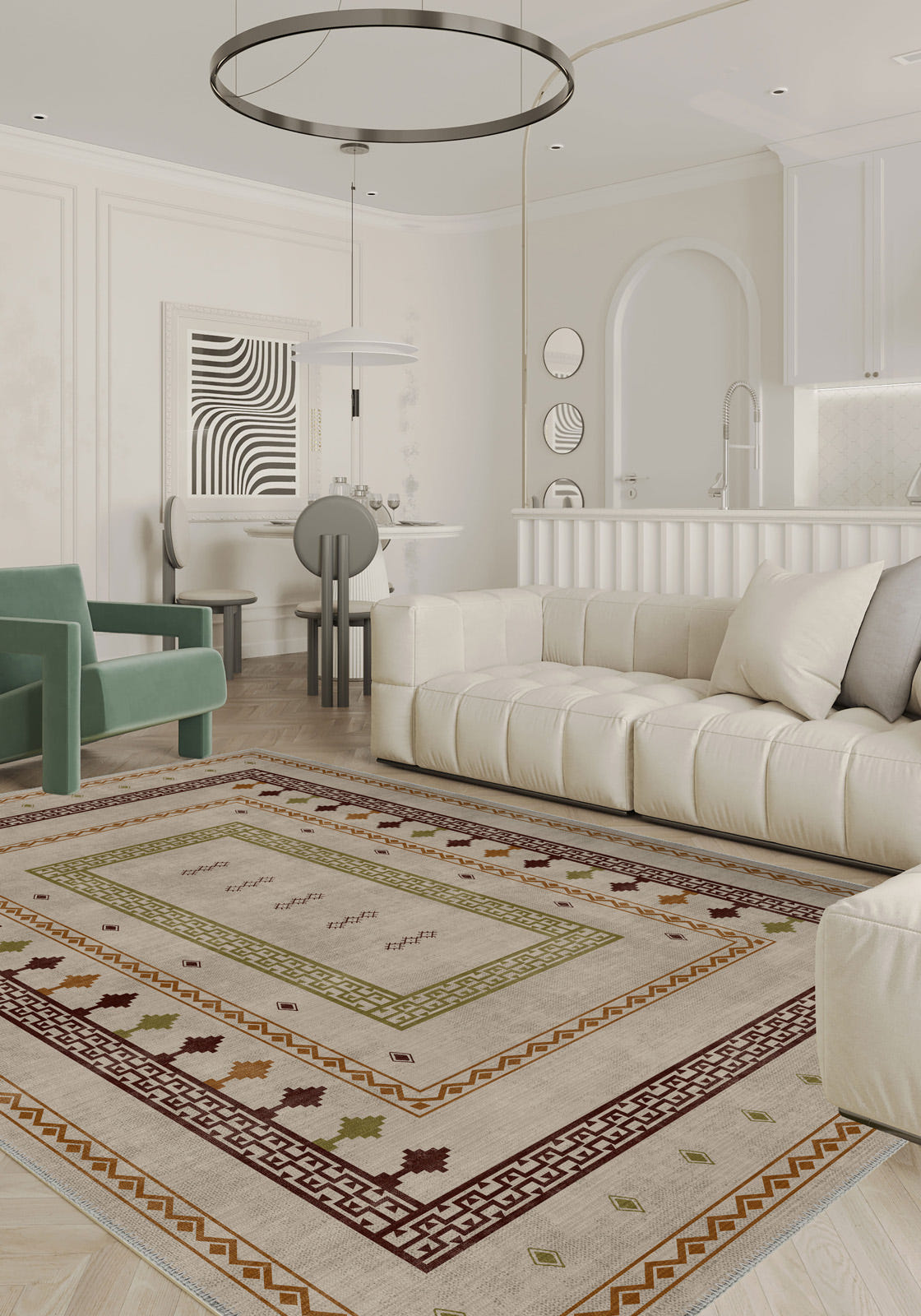 Desmond Colourful Boho Rug
