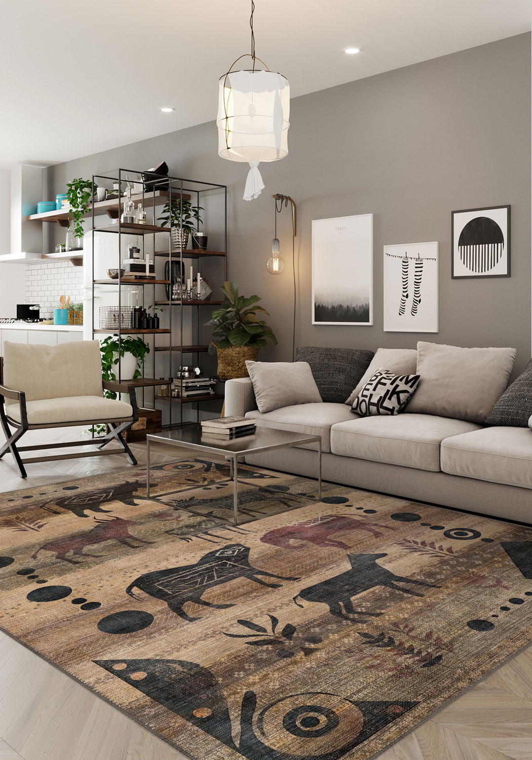 Nomad Washable Boho Rug