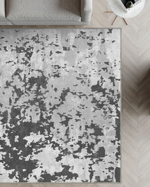 Grant Grey Abstract Rug