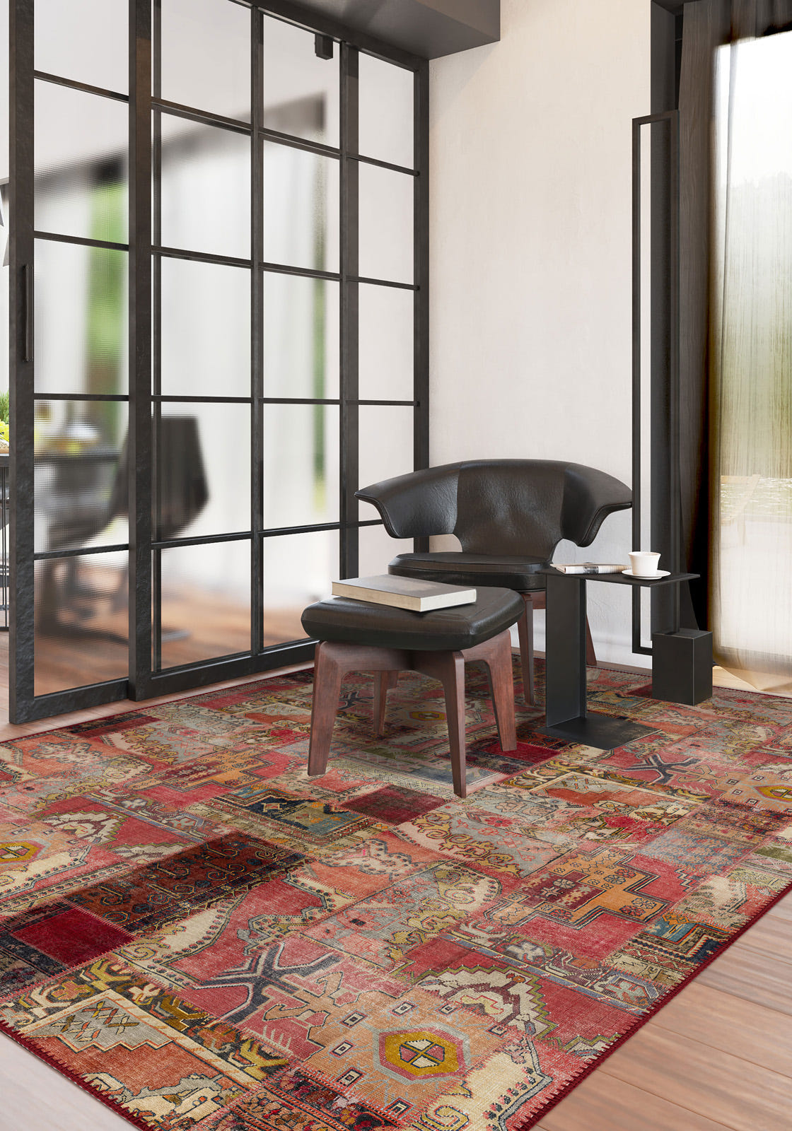 Eamon Colourful Patchwork Rug