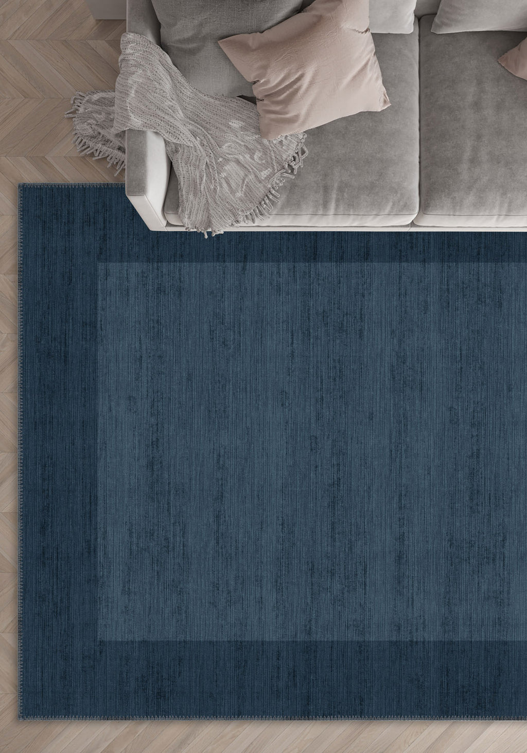 Savannah Blue Washable Rug