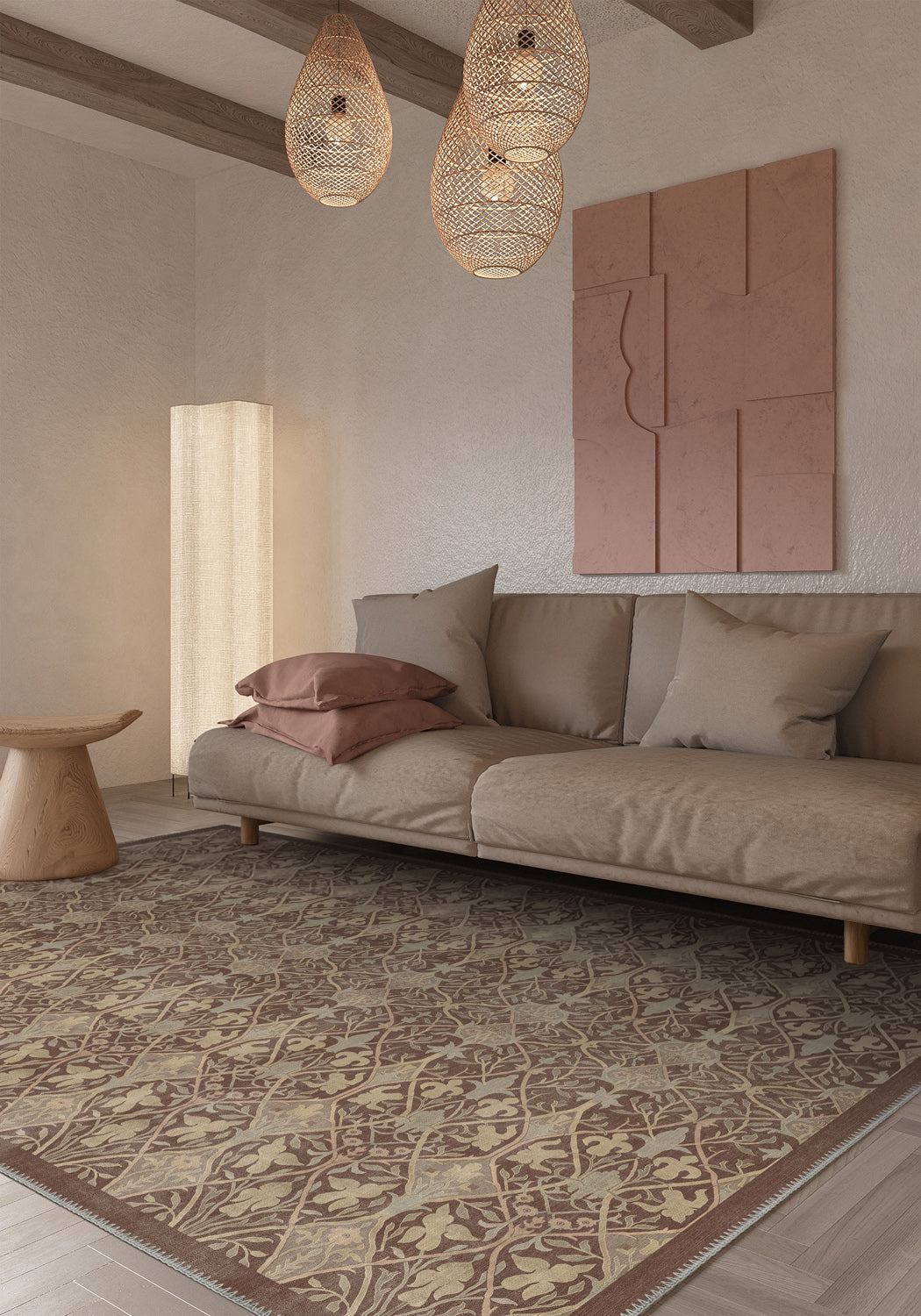 Prinka Mocha Mousse Rug