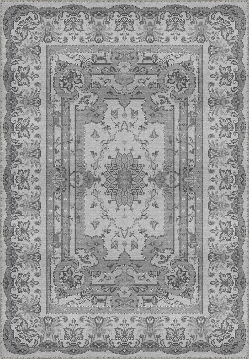 Dorian Grey Medallion Rug