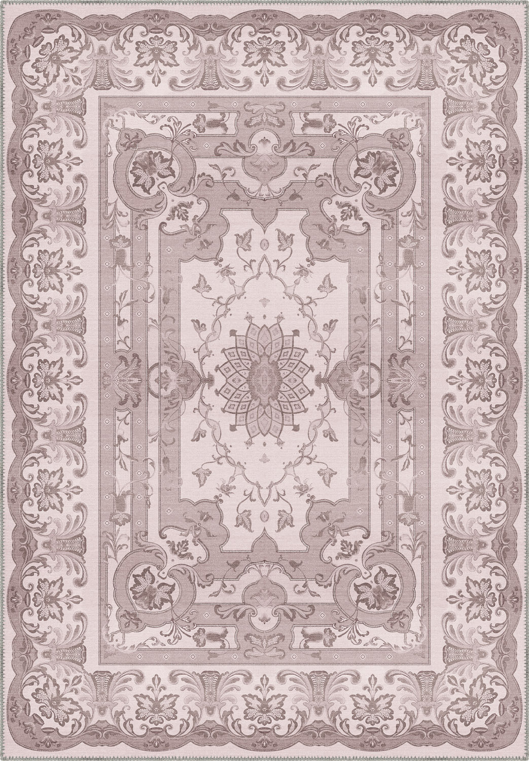 Dorian Washable Pink Rug