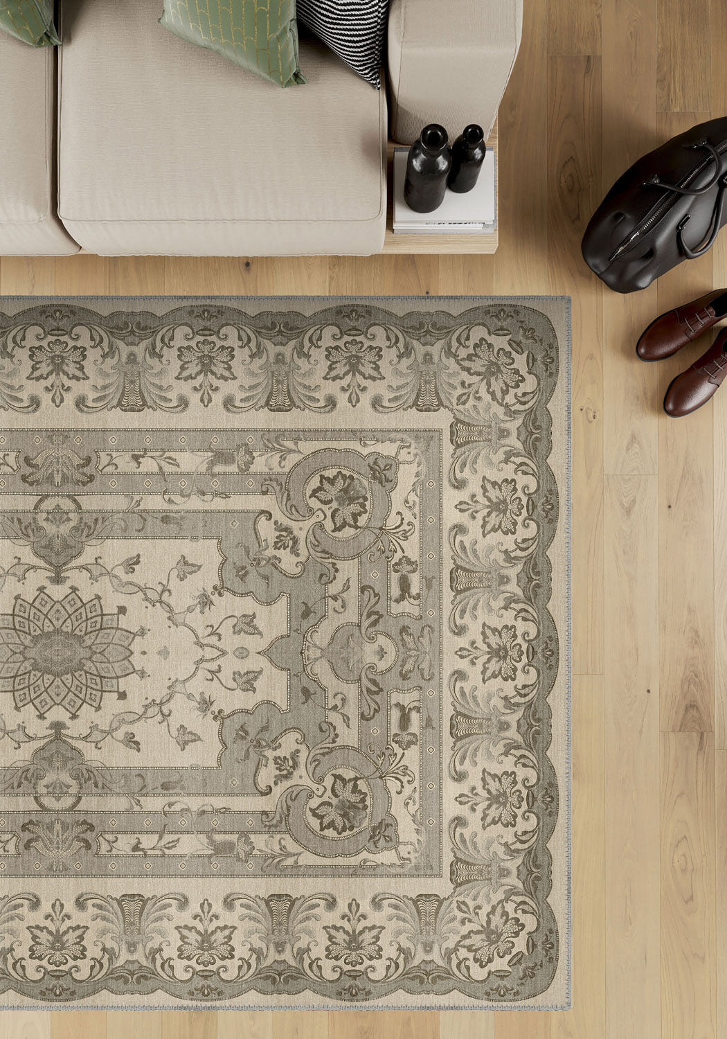 Dorian Beige Turkish Rug