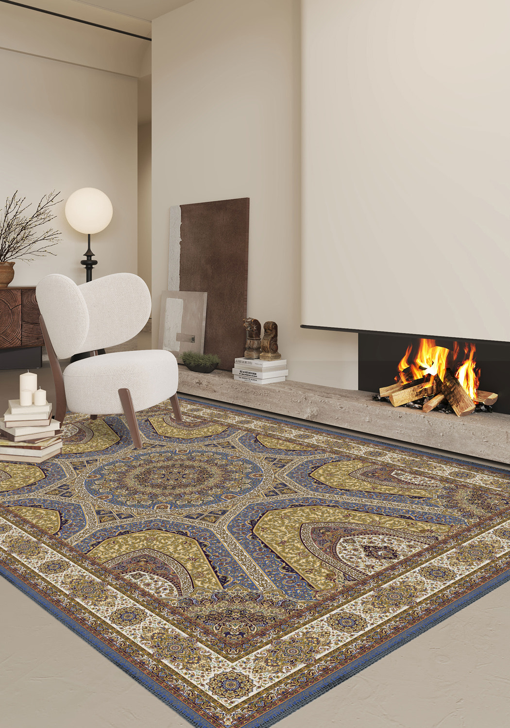 Layla Persian Dome Tabriz Rug