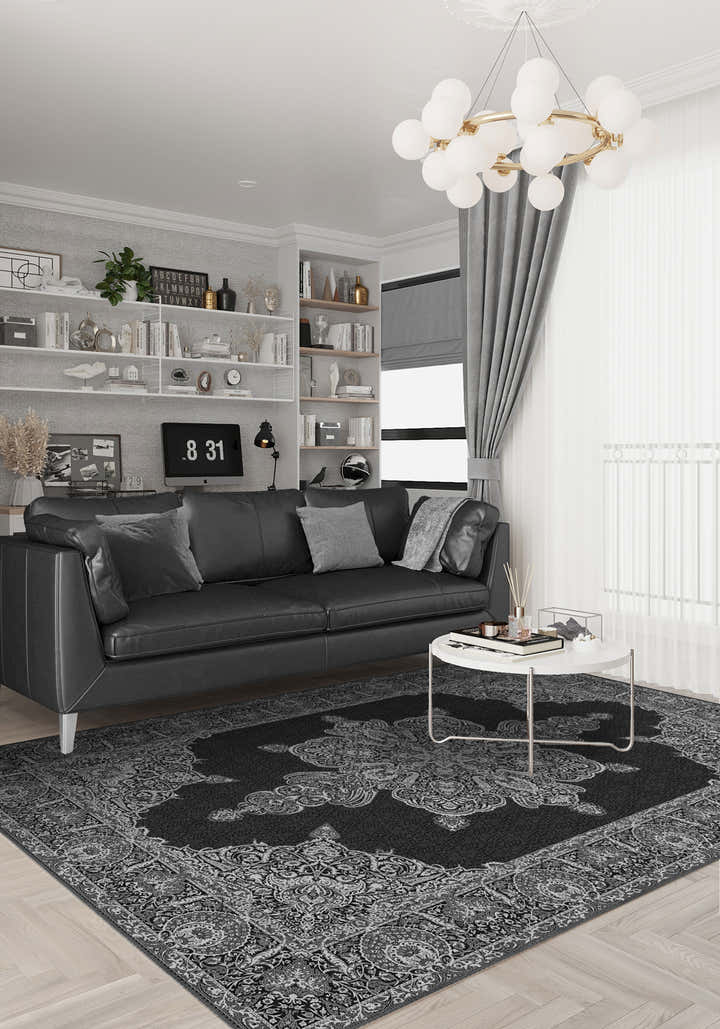 Farinda Persian Inspired Baroque Rug