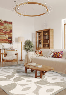 Ondara Beige Geometric Rug