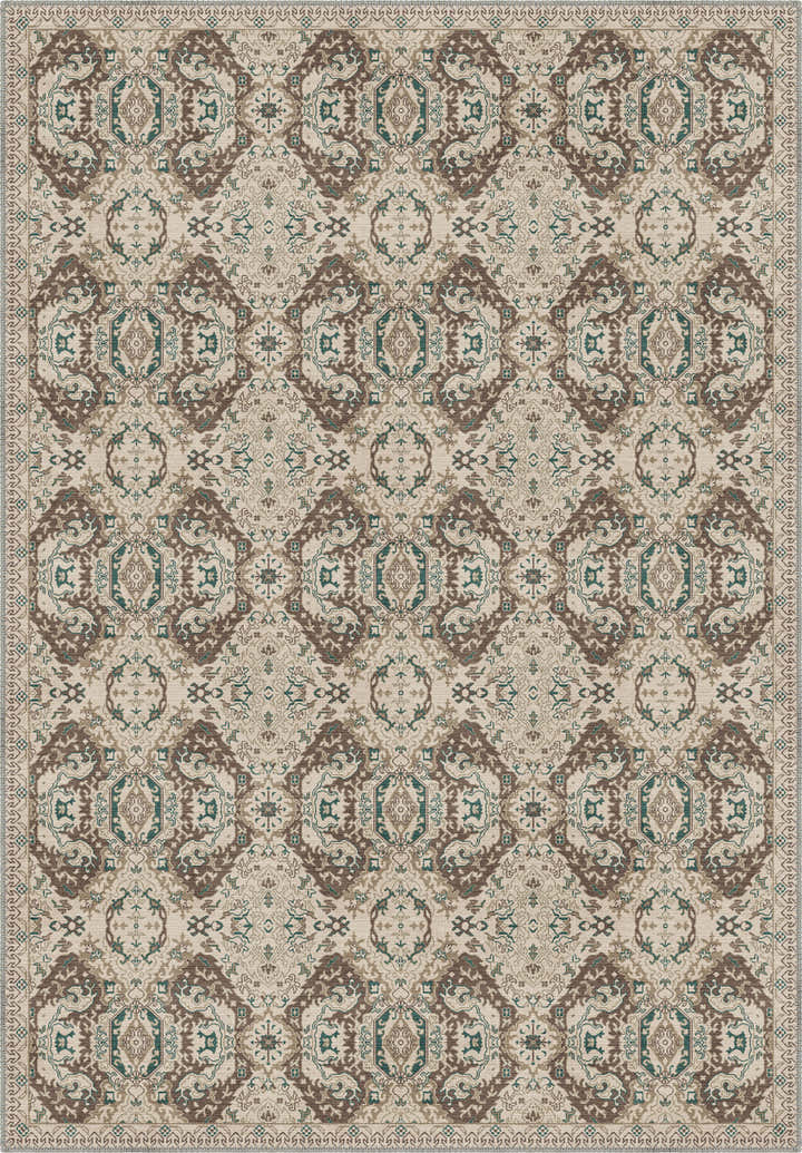 Lysandra Medallion Beige Rug