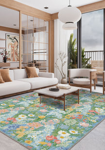 Spring Garden Floral Rug