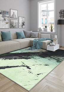 Silva Green Abstract Rug