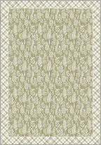 Alder Floral Sage Green Rug