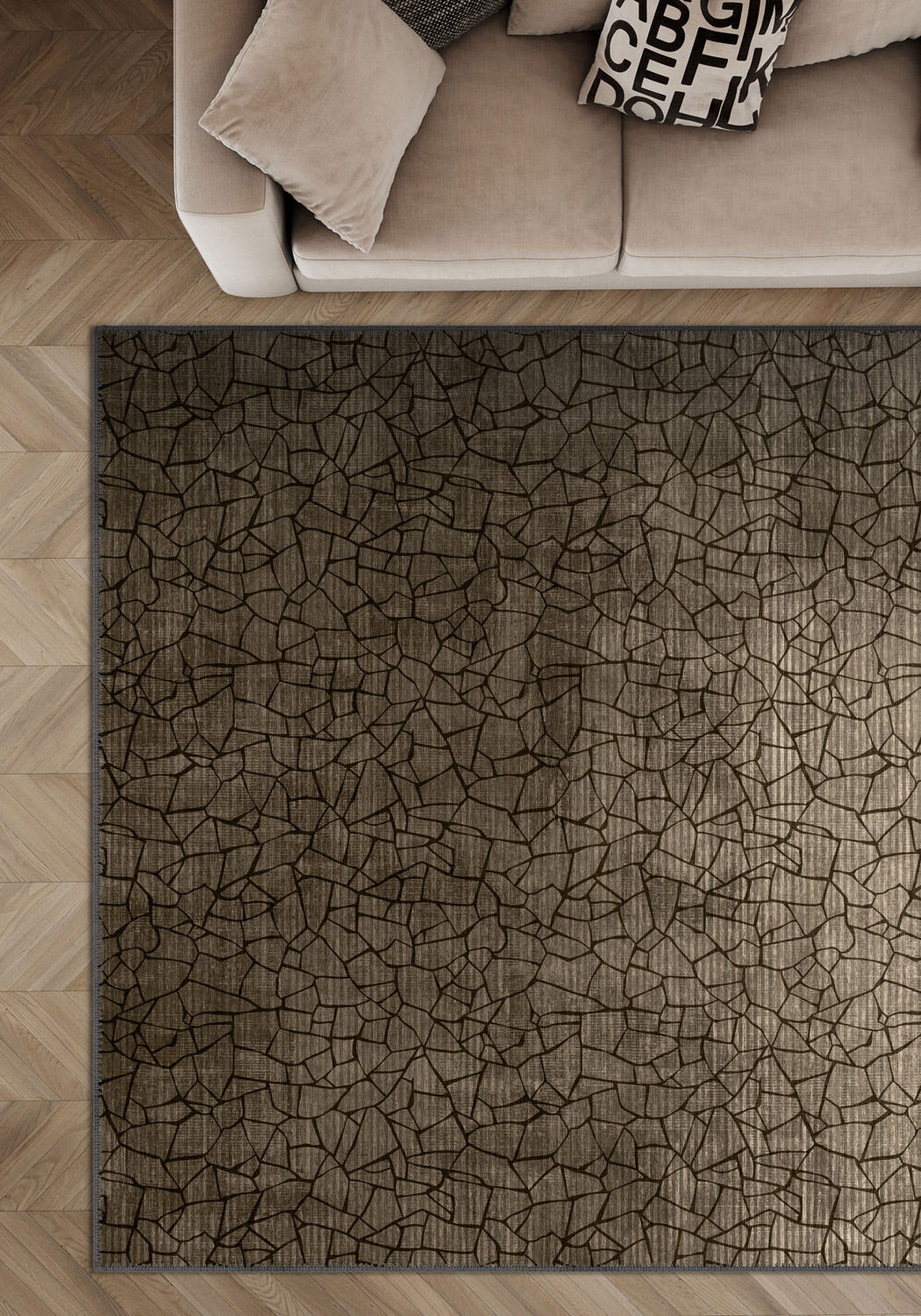 Wesley Brown Washable Rug