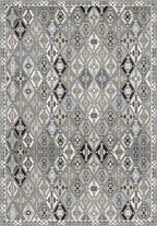 Romilly Silver Ethnic Rug
