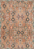 Romilly Colourful Ethnic Washable Rug