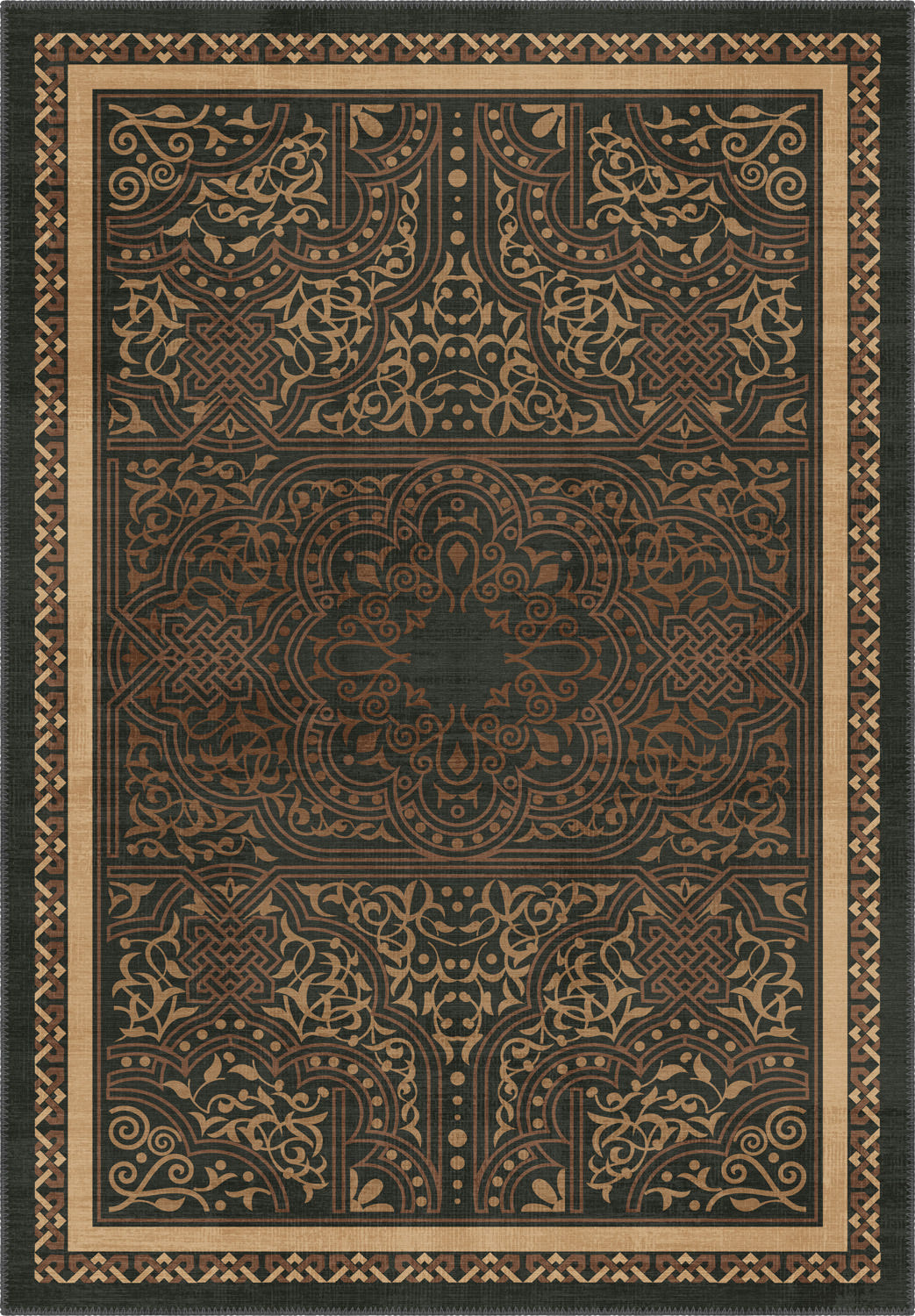 Ronan Earthy Ornamental Rug