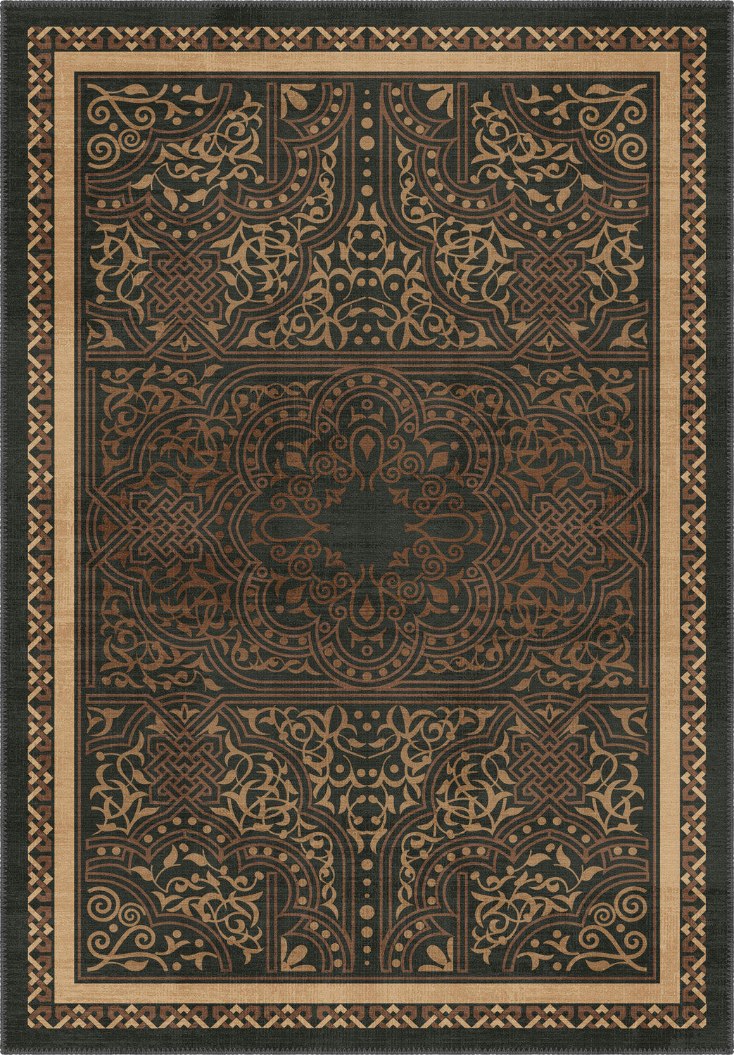 Ronan Earthy Ornamental Rug