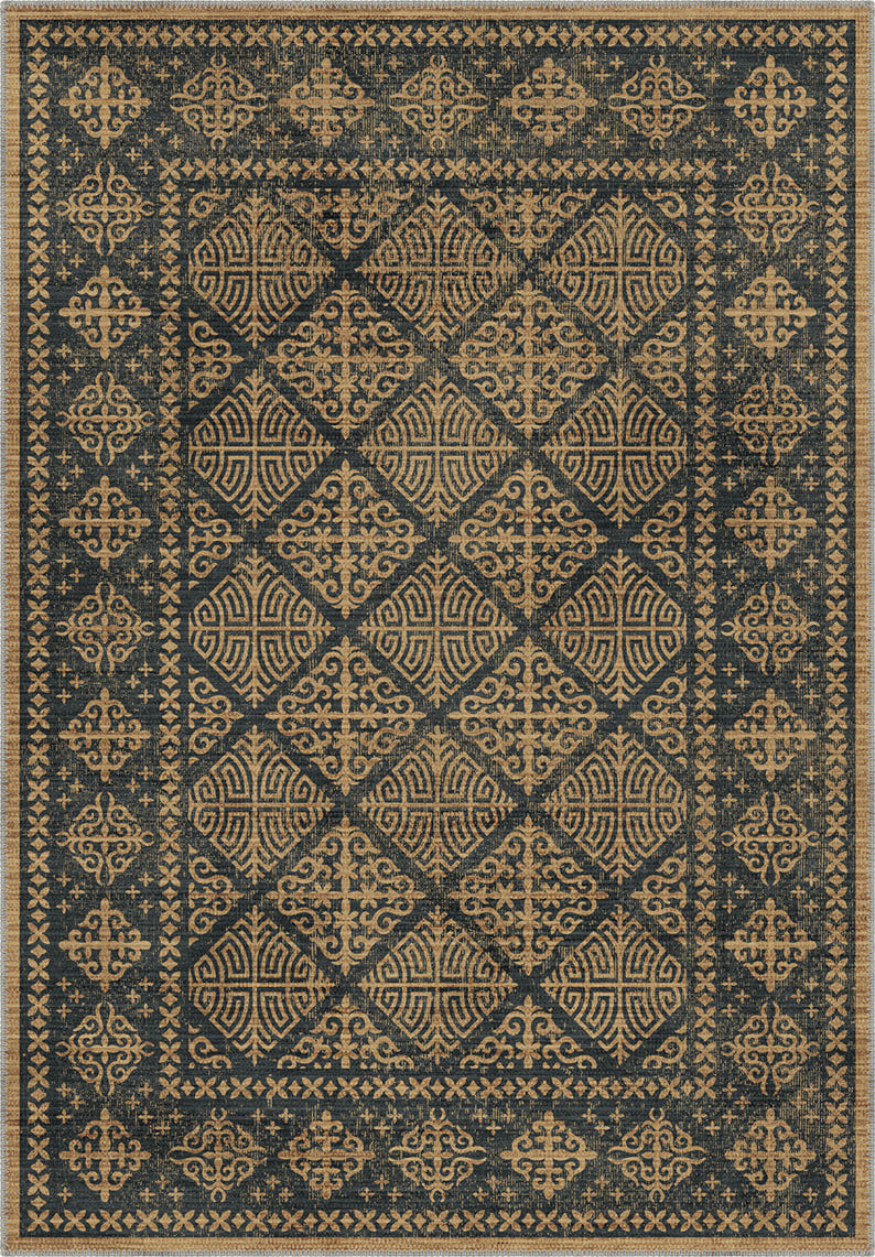 Rhean Gothic Gray Rug