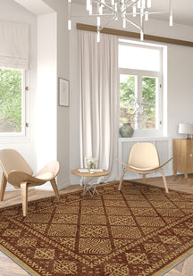 Rhean Celtic Terracotta Rug