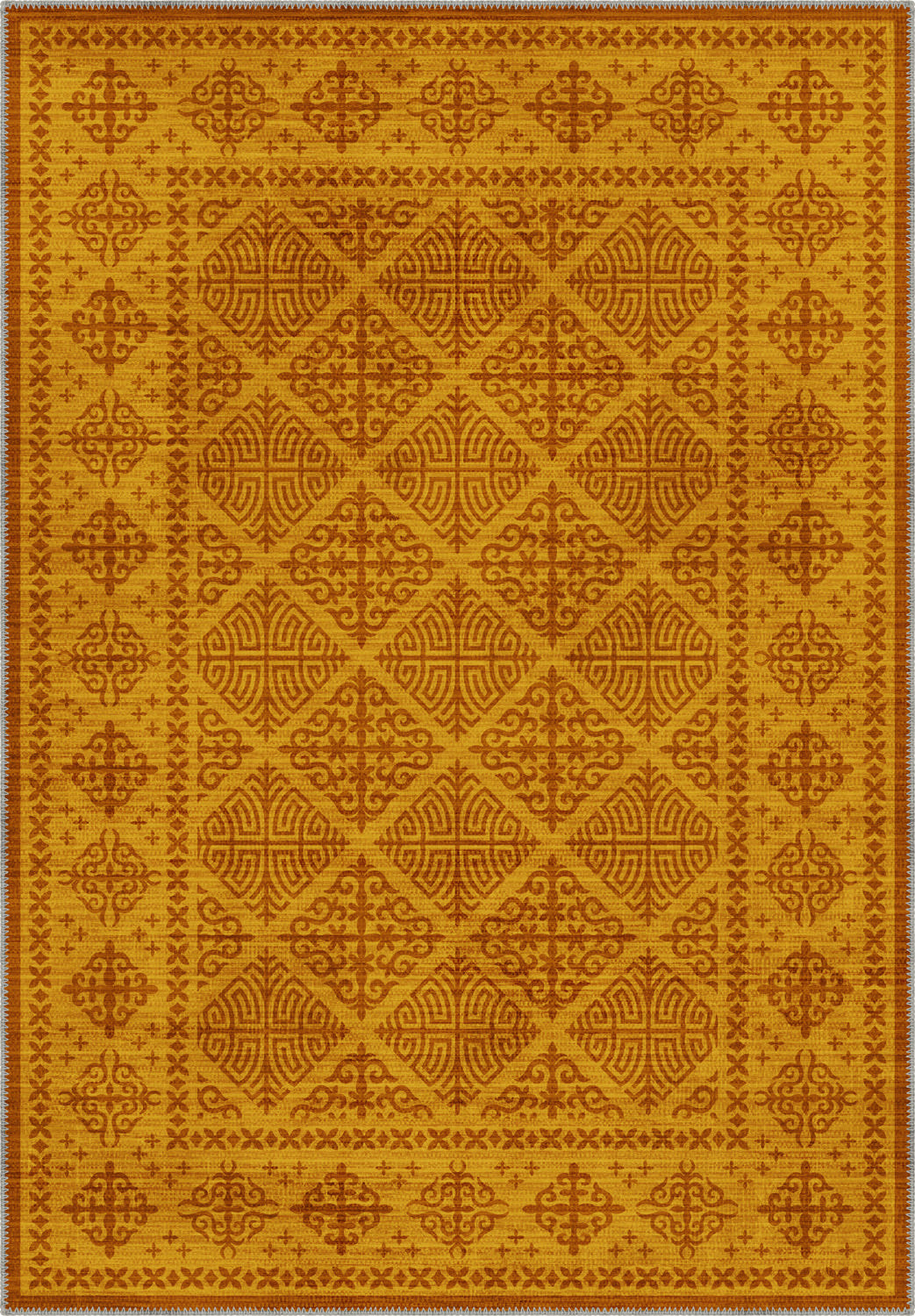 Rhean Celtic Yellow Rug