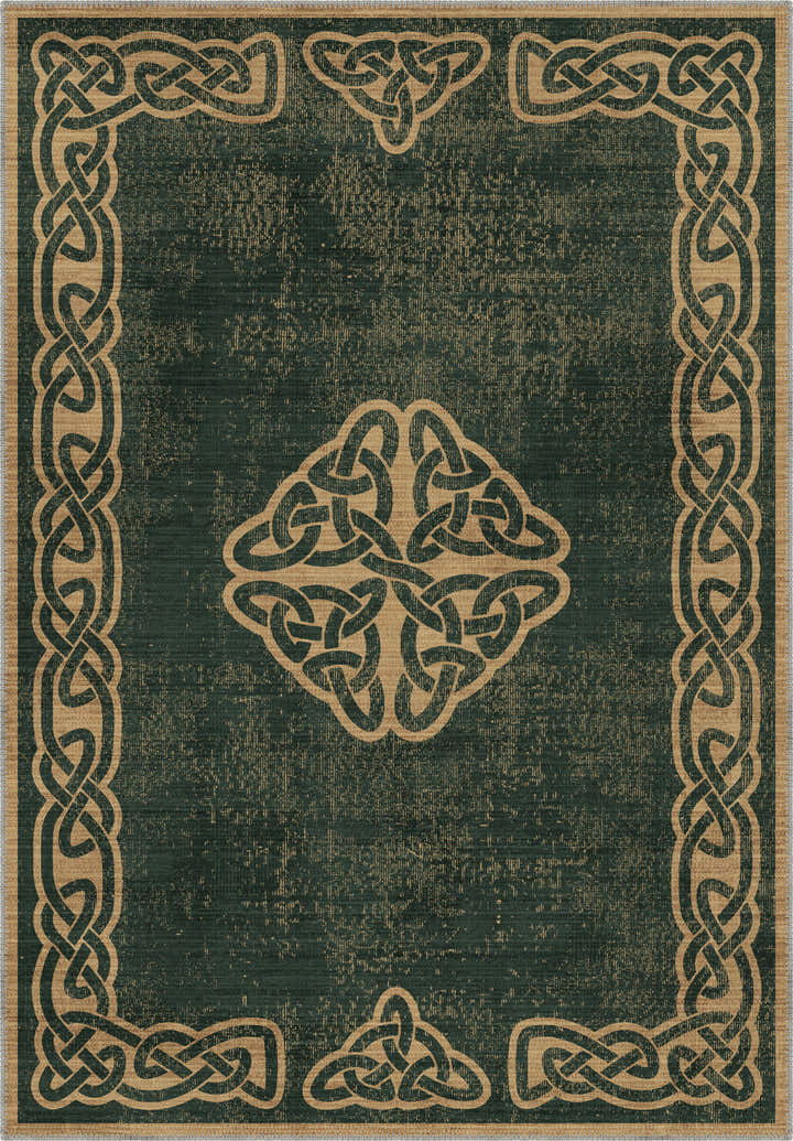 Sorin Green Celtic Rug