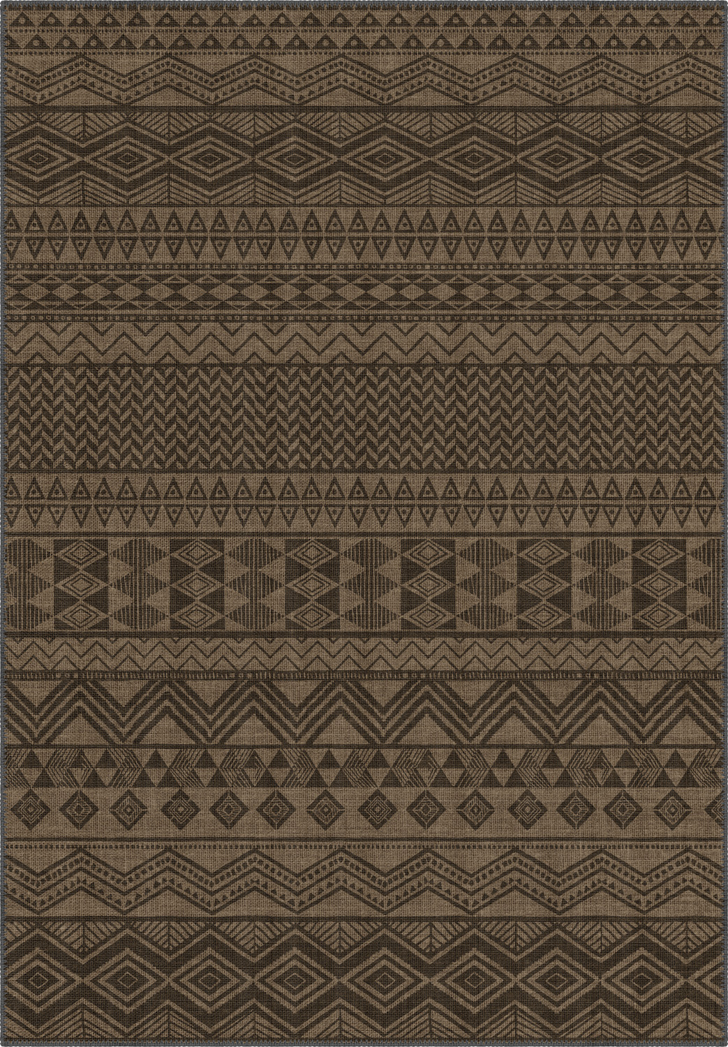 Naya Brown Tribal Rug