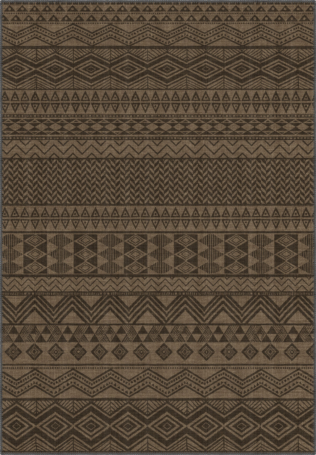 Naya Brown Tribal Rug
