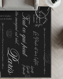 Emeric Parisian Document Rug