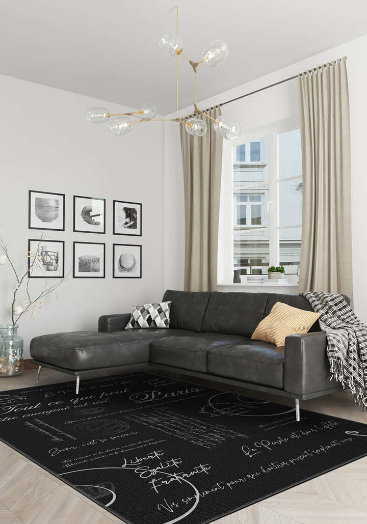 Emeric Parisian Document Rug