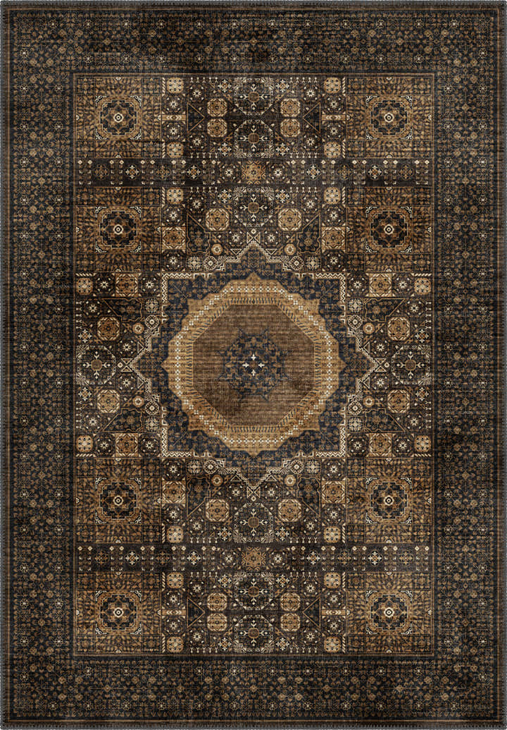 Yasmin Brown Mamluk Rug