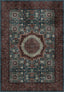 Yasmin Teal Mamluk Rug