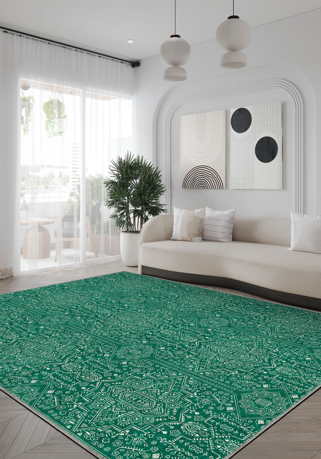 Amira Emerald Green Rug