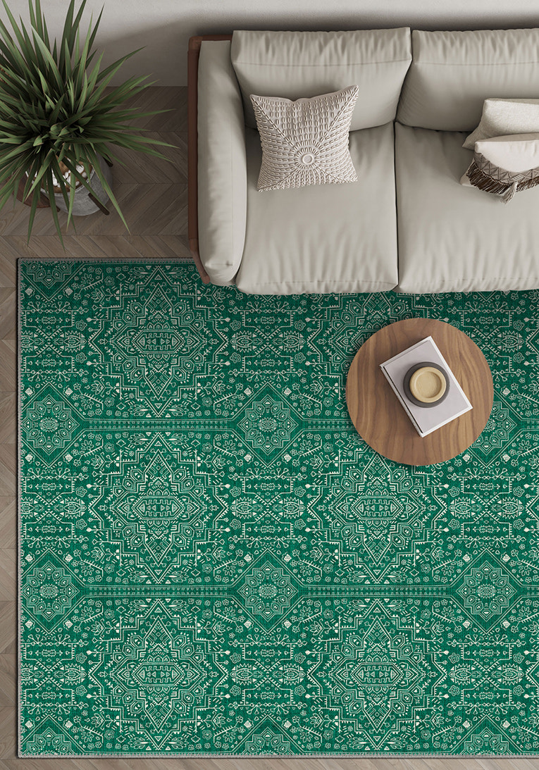 Amira Emerald Green Rug