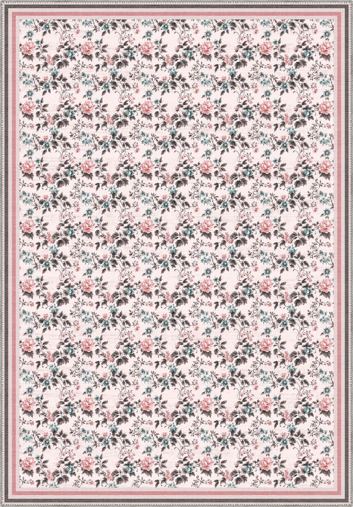 Beatrice Pink Rose Rug