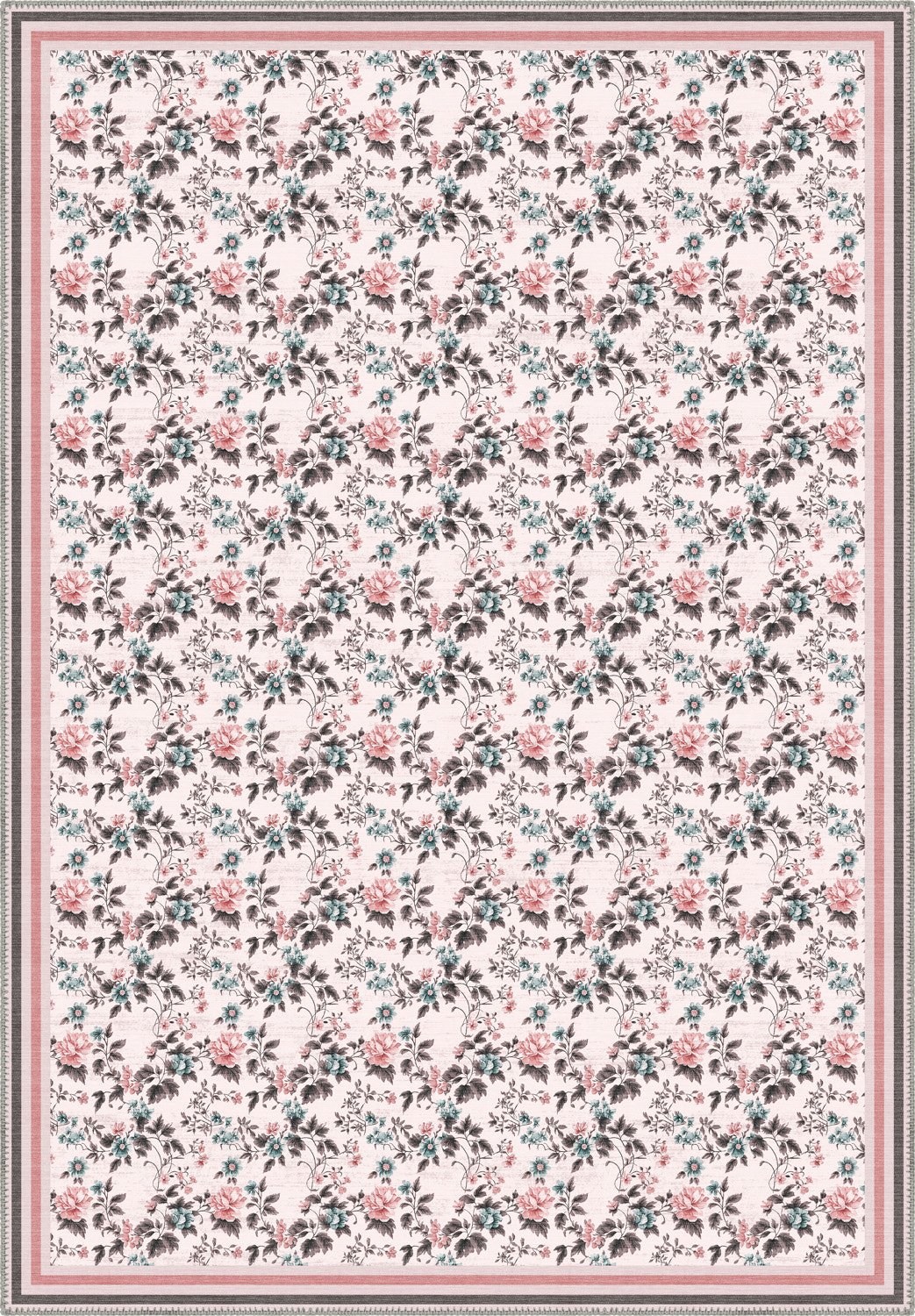 Beatrice Pink Rose Rug