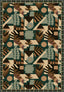 Zinnia Green Bauhaus Rug
