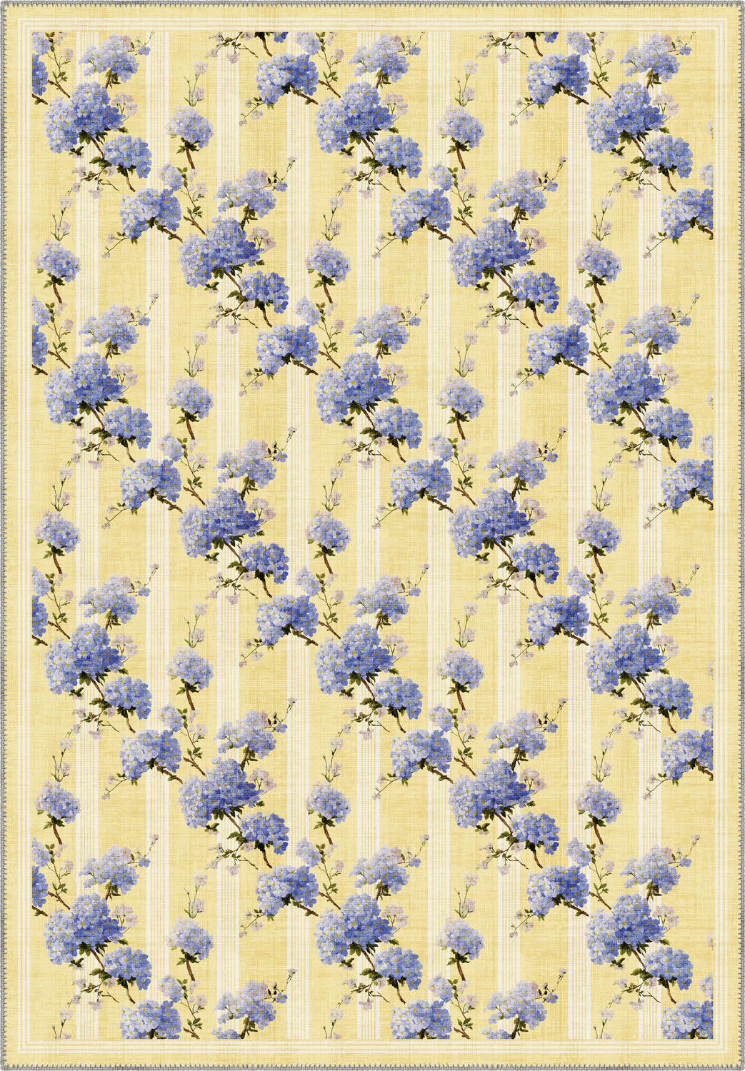 Floral french country rug.