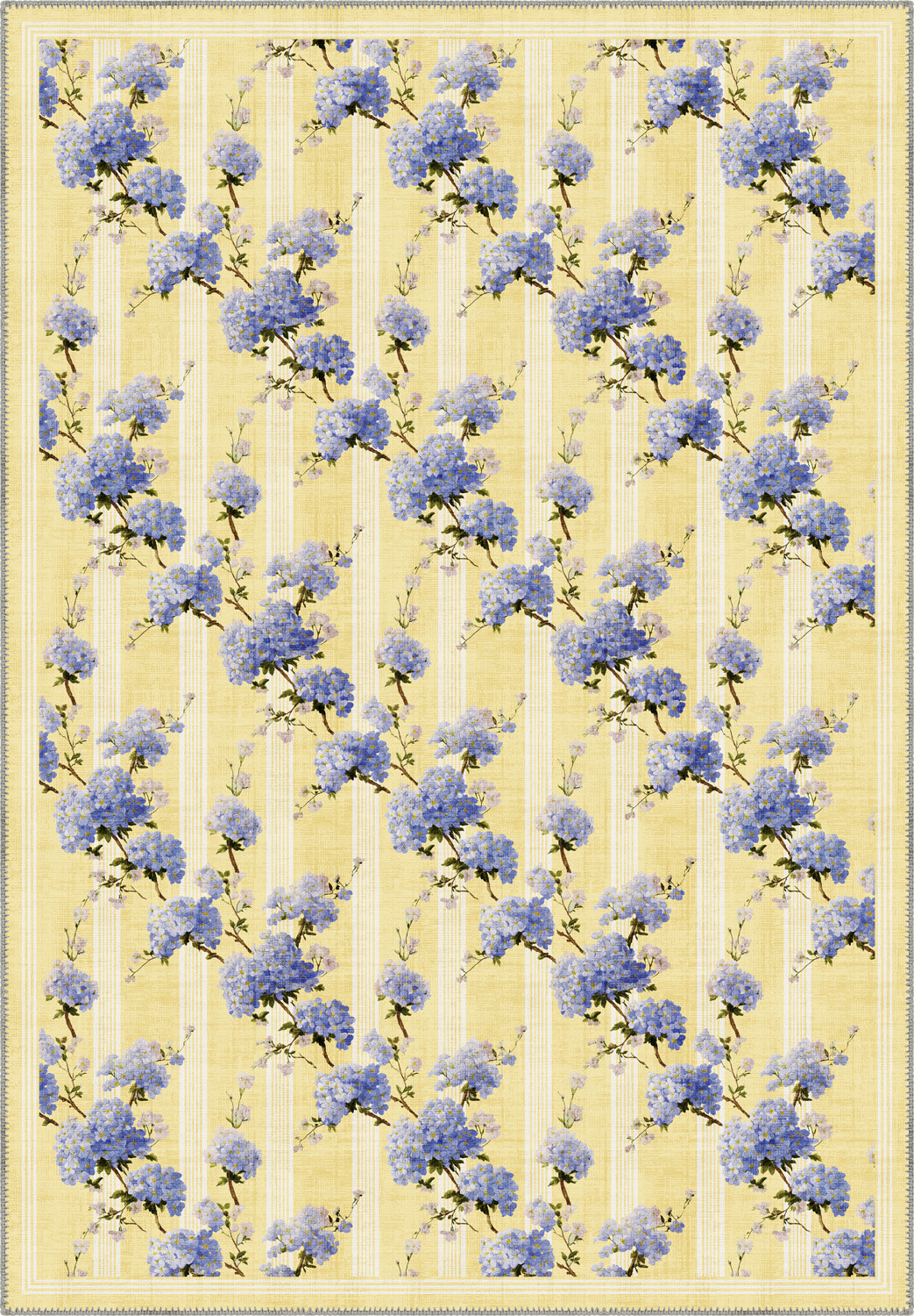 Floral french country rug.