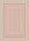 Geometric pink rug for nursery.