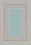 Eclectic pastel rug