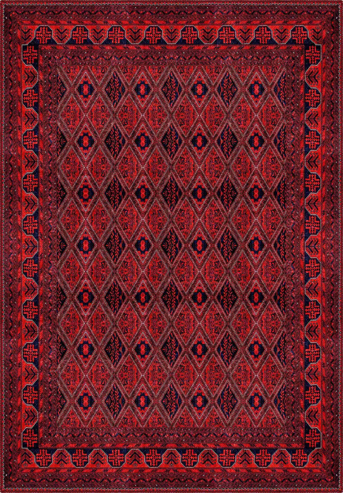 Emma Vintage Red Rug