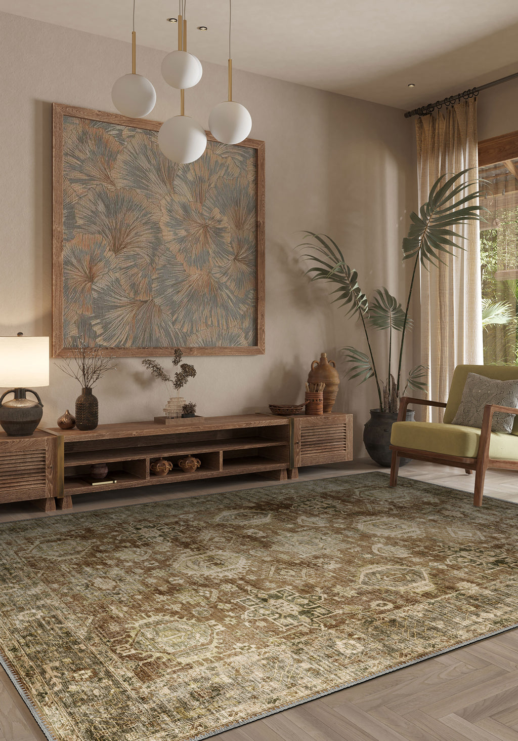Roven Vintage Oushak Rug