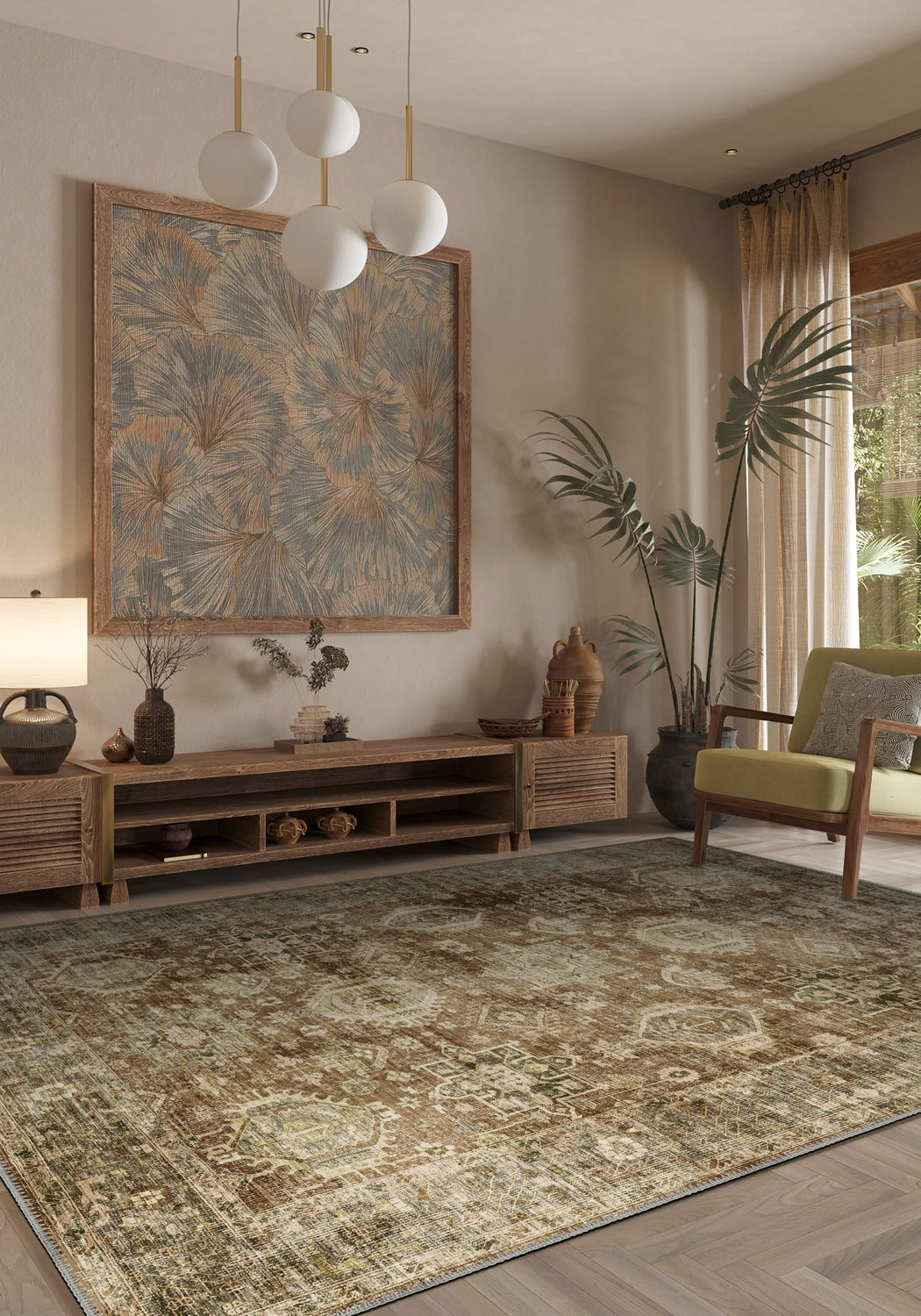 Roven Vintage Oushak Rug