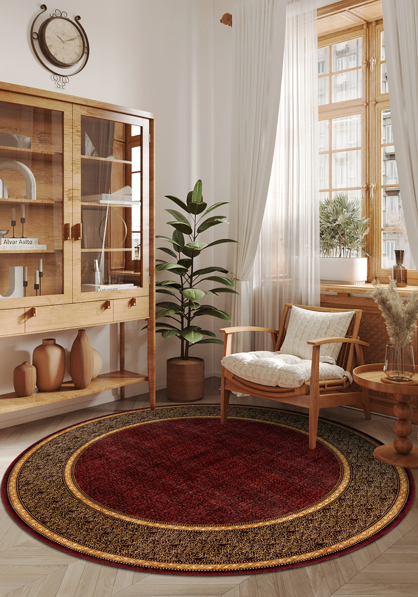 Sultana Burgundy Victorian Rug