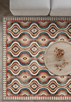 Solara Colorful Retro Rug