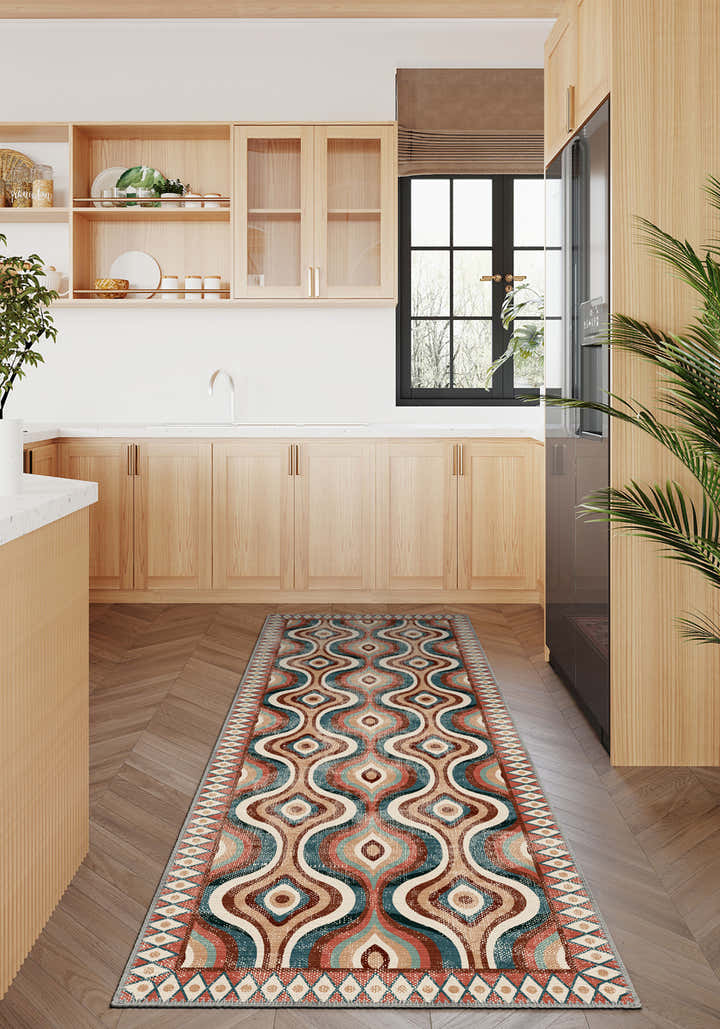 Solara Colorful Retro Rug