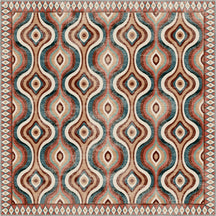 Solara Colorful Retro Rug