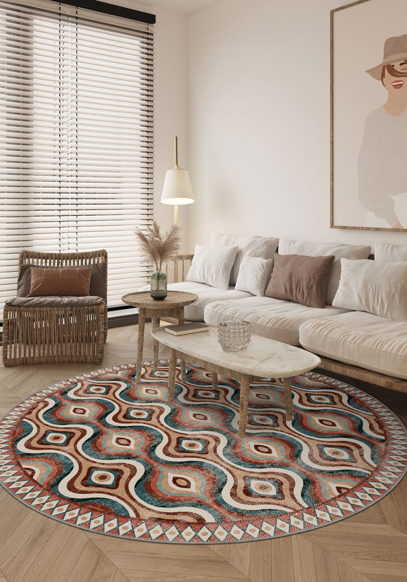 Solara Colorful Retro Rug